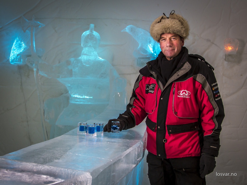 Ice bar with ice shots