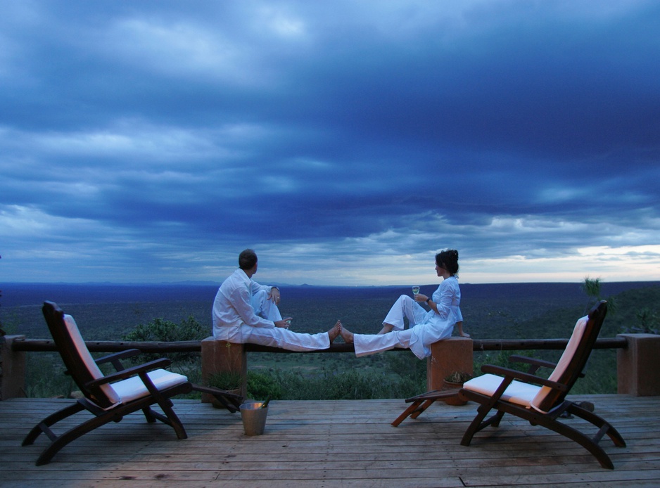 Loisaba Lodge private veranda