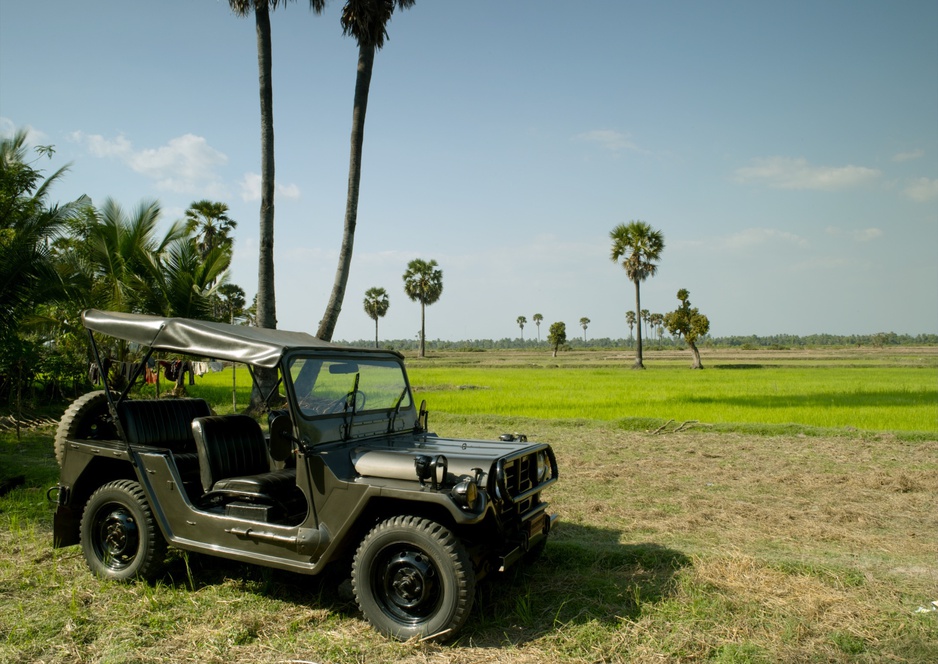 House Jeep out in the wild