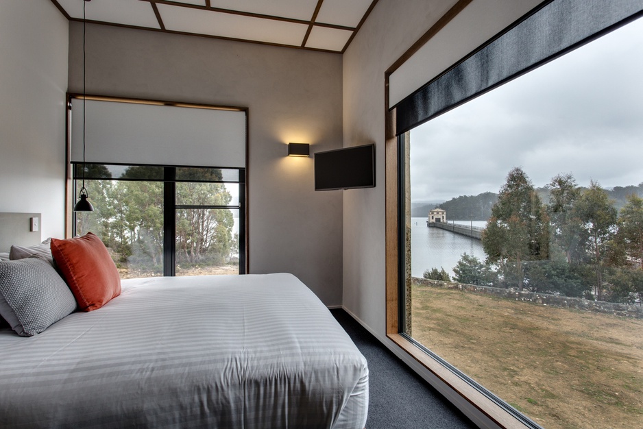 Pumphouse Point room with lake views