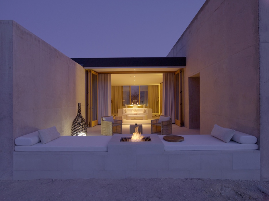 Amangiri Villas room balcony with terrace