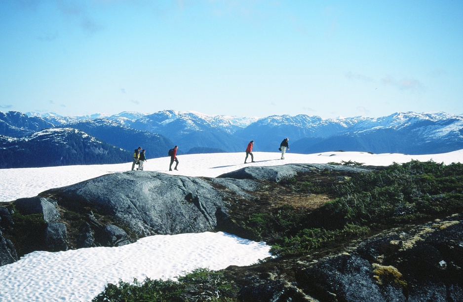 Hiking on the mountains