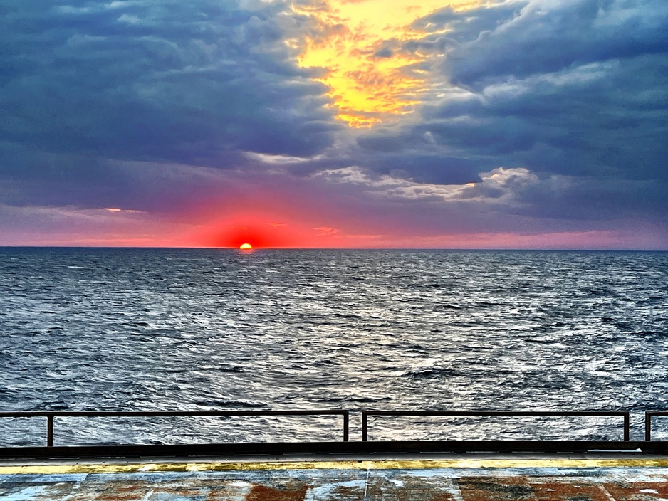 Frying Pan Tower Colorful Sunset