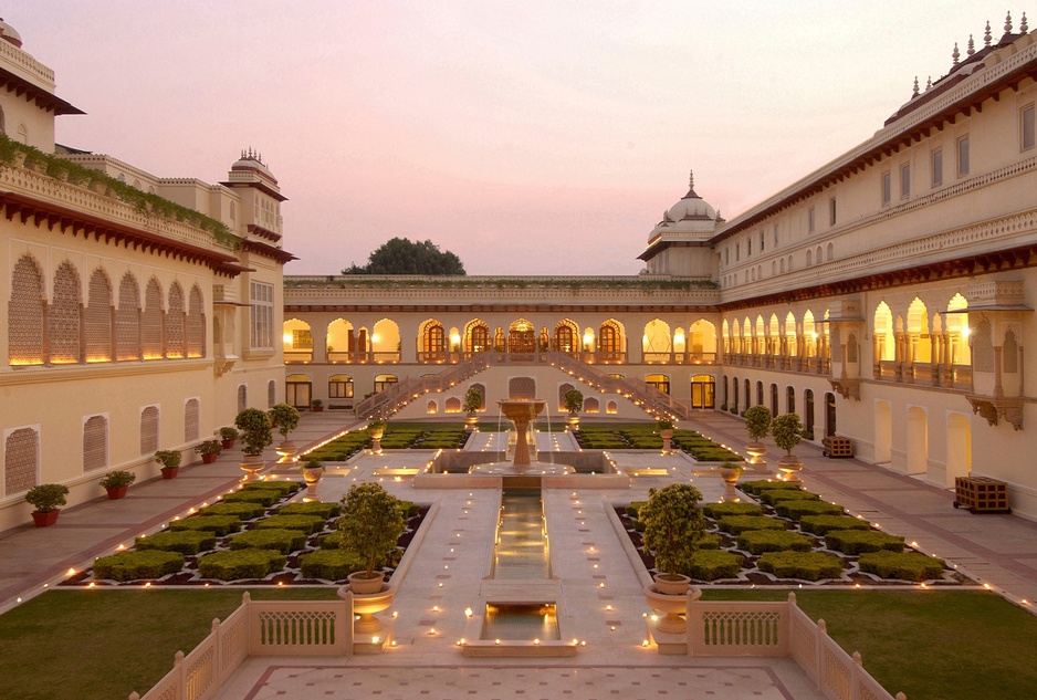 Rambagh Palace Courtyard