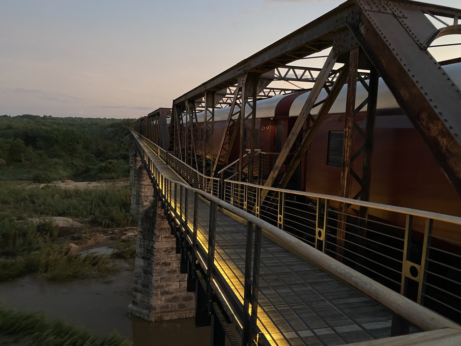 Selati Bridge At Night With A Footpath