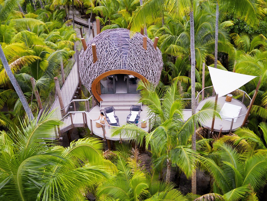 The Brando Hotel spa aerial