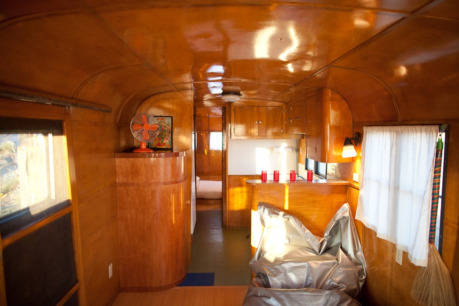 Vagabond trailer interior