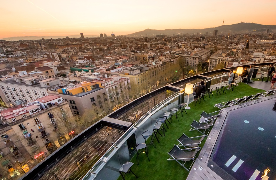 Barceló Raval rooftop terrace