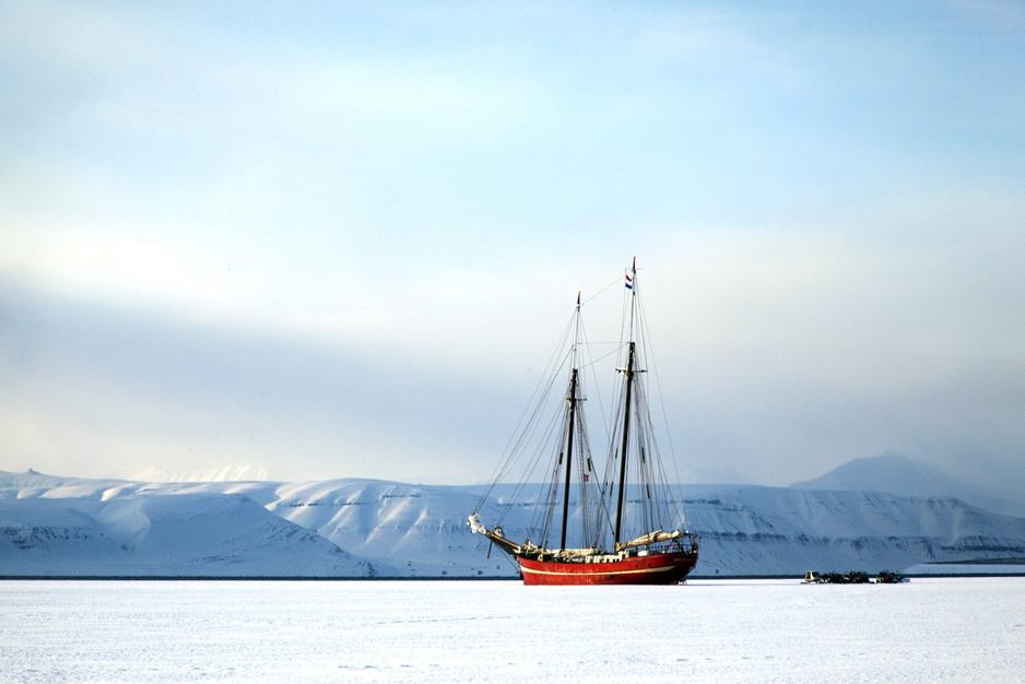 Spitsbergen Ship in the Ice