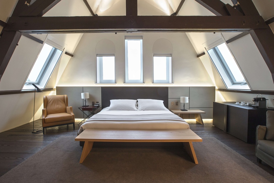 Conservatorium Hotel attic room