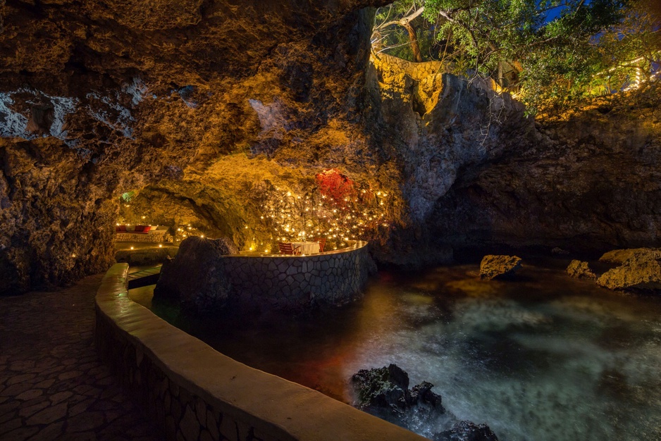 The Caves Hotel Romantic Candle-Lit Grotto Restaurant