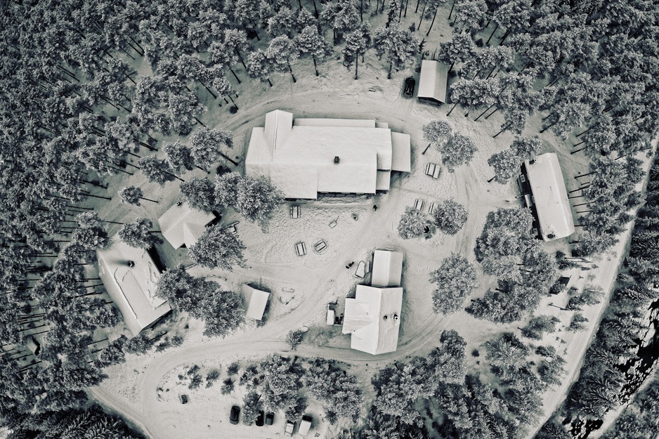 Herangtunet Hotel from above