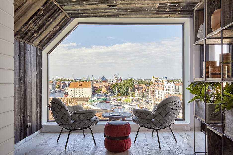 Puro Gdansk Hotel Window Panorama