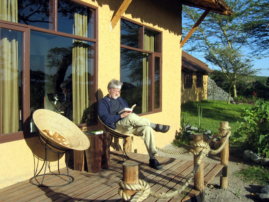 Hatari Lodge private terrace