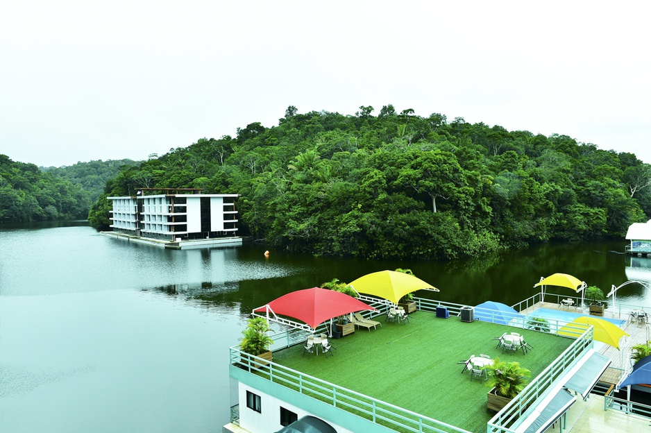 Amazon Jungle Palace rooftop terrace