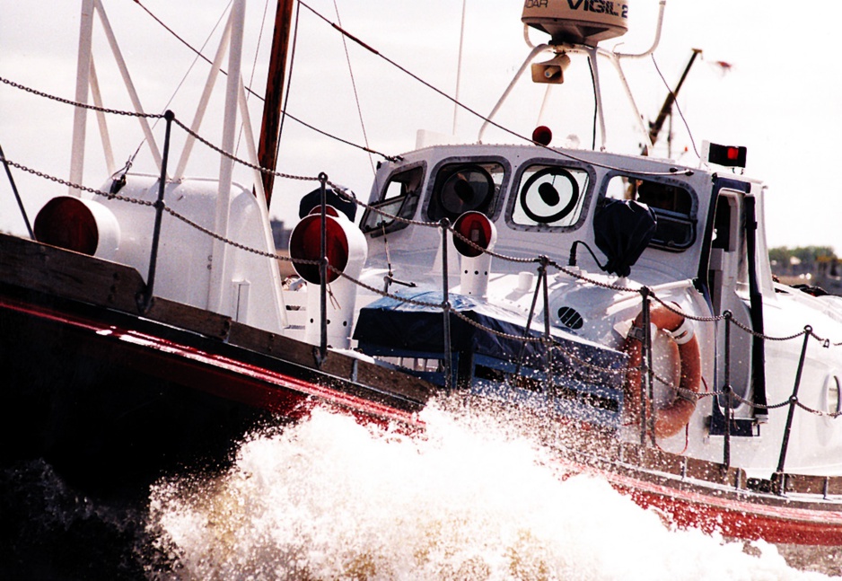 Lifeboat Hotel on the sea