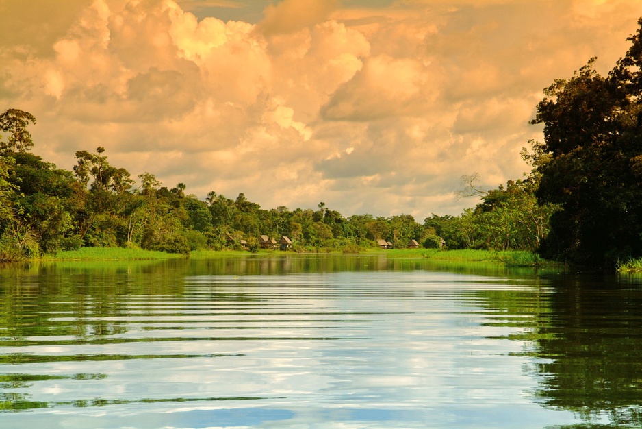 Dawn at the Amazon