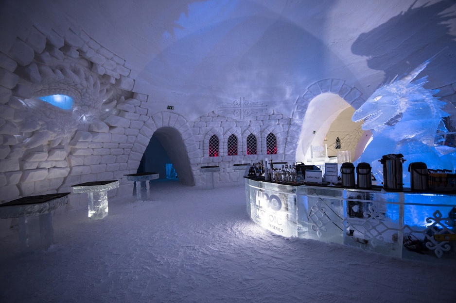 Lapland Hotels SnowVillage Game of Thrones Themed Bar