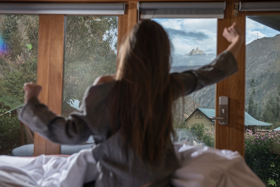 The Scenic View From Your Bed When You Wake Up At Las Qolqas Eco Resort