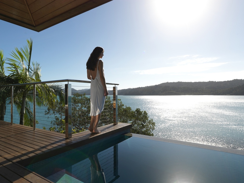 Qualia Hamilton Island pool views