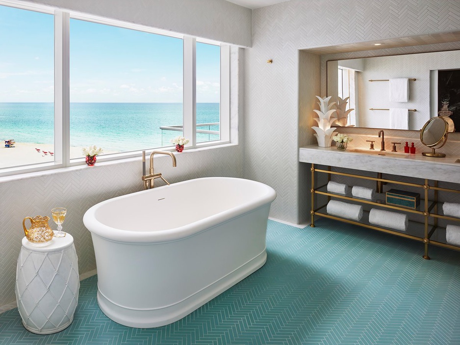 Faena Hotel Bathroom Ocean View