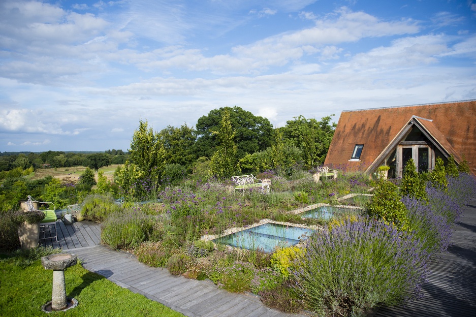 Lime Wood Hotel Herb House Spa rooftop