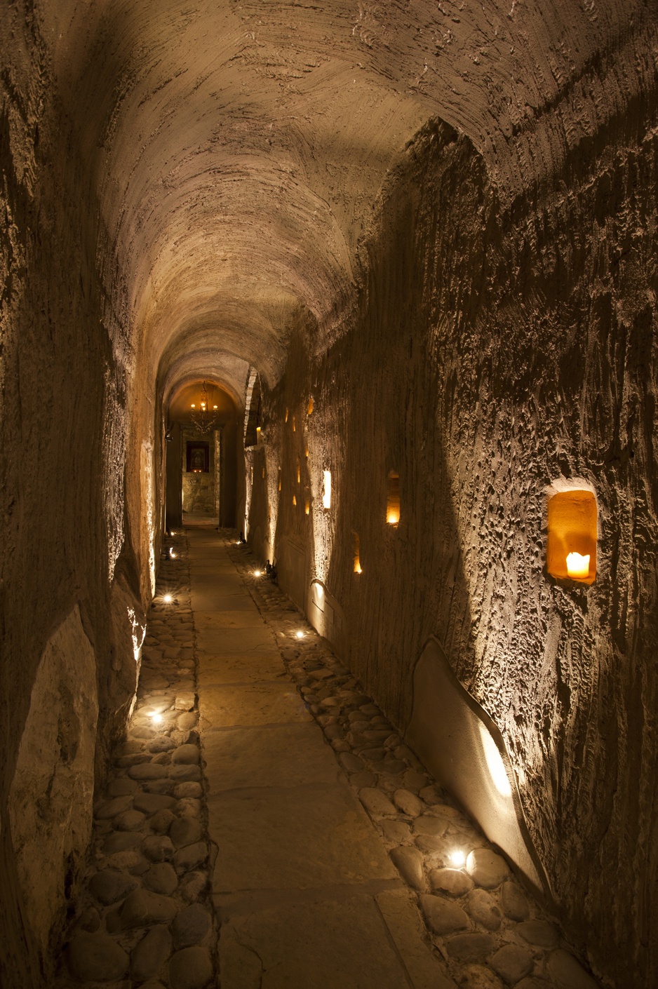 Stone corridor