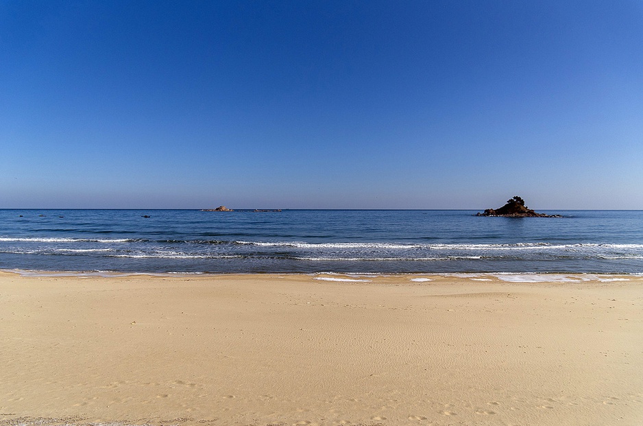 Beach in North Korea