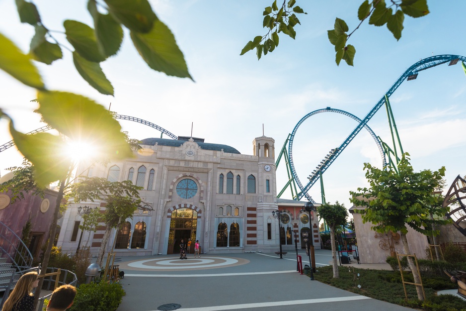 The Land of Legends Theme Park Hyper Coaster