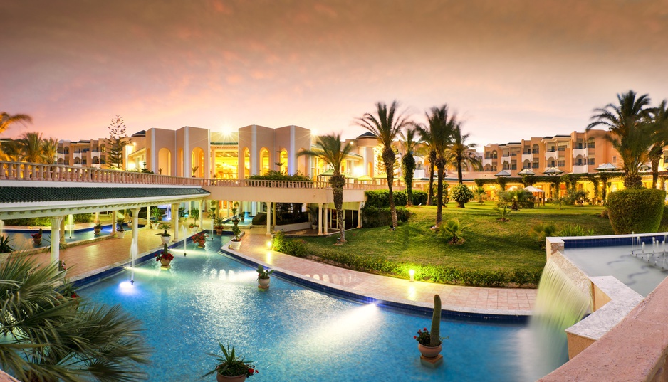 Hasdrubal Thalassa hotel fountains