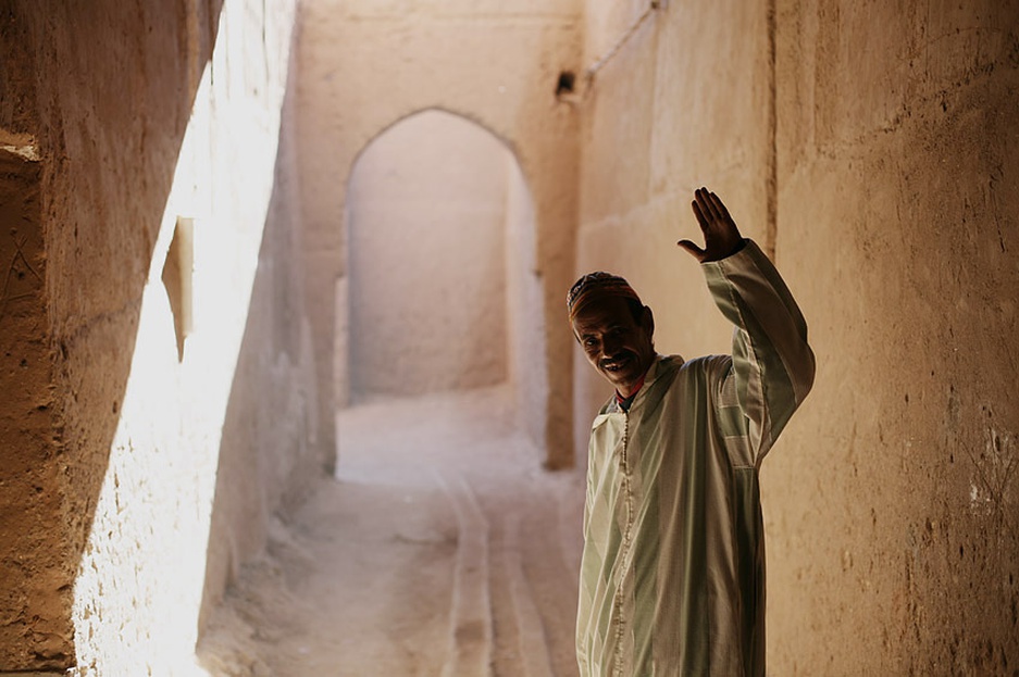 Moroccan man on the streets of Marrakesh