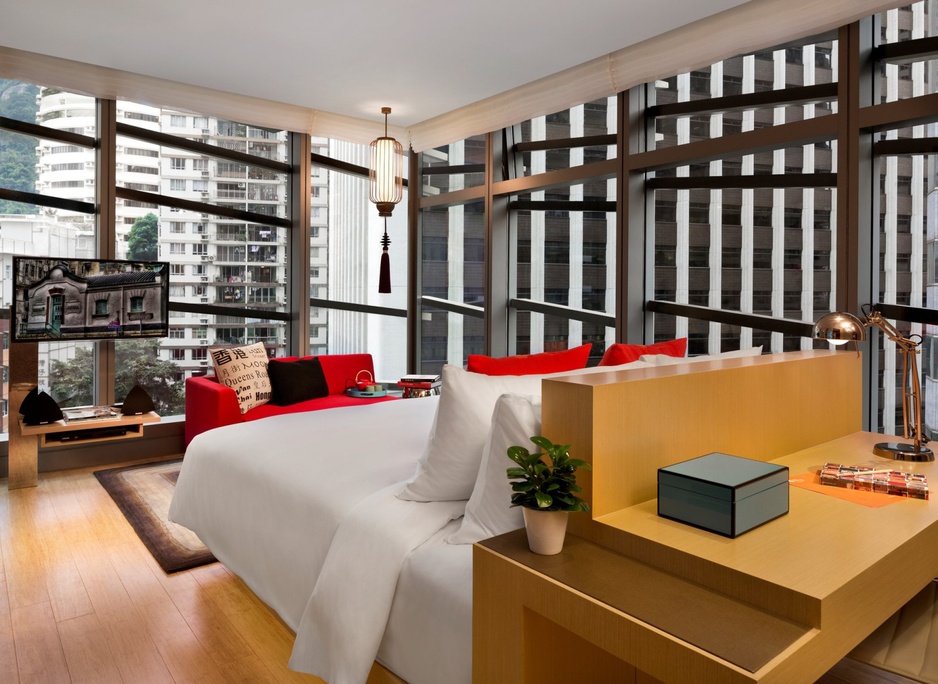 Hotel Indigo Hong Kong room with city views