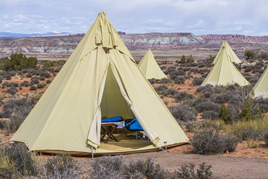 Teepee exterior