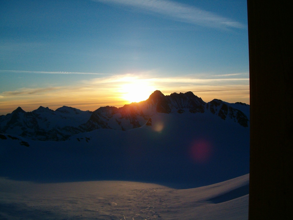 Mönchsjoch sunset