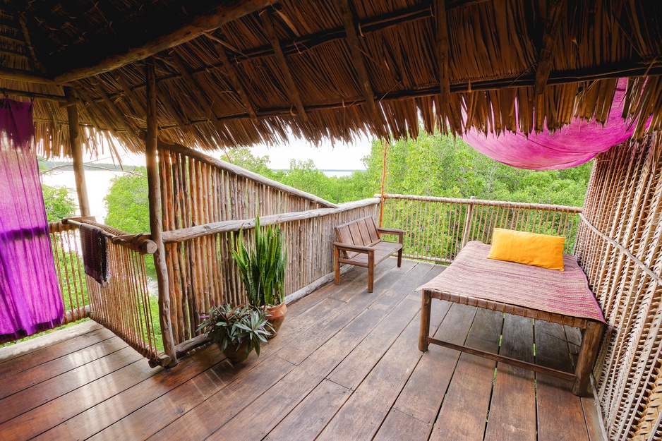 Chole Mjini Lodge treehouse terrace