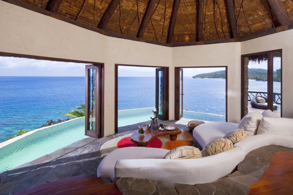 Laucala Island Hotel Villa Room Panorama