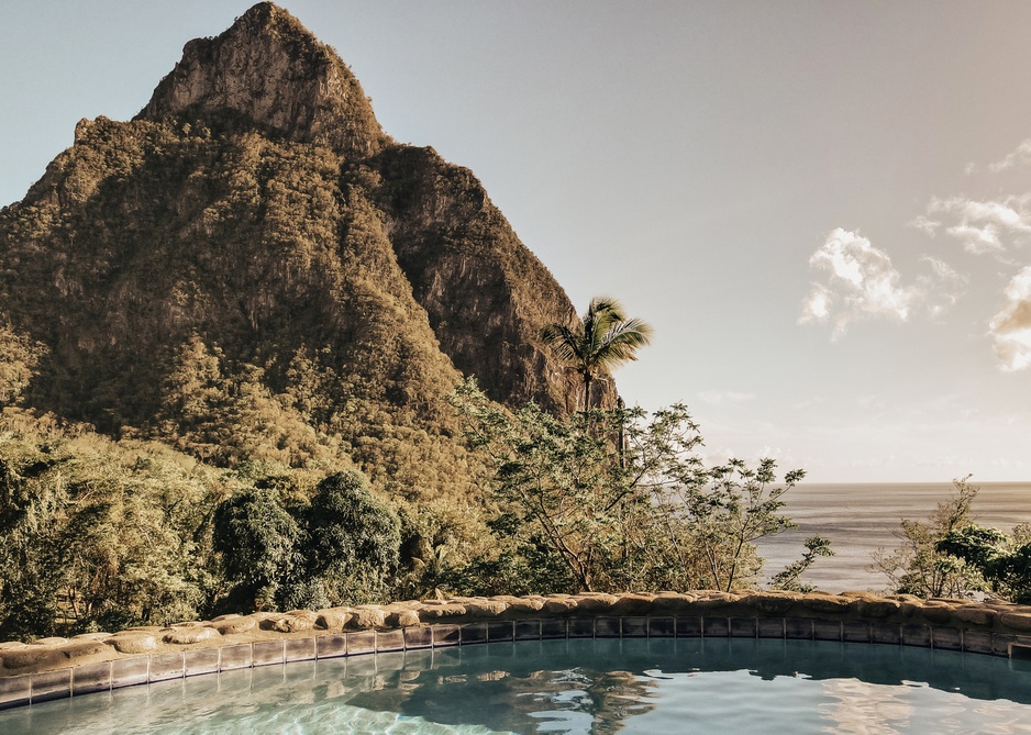 Stonefield Villa Resort Private Pool Piton View