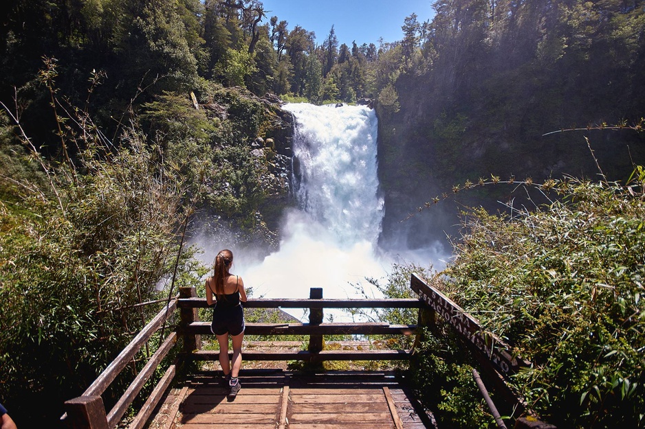 Huilo-Huilo Biological Reserve Waterfall Viewing Platform