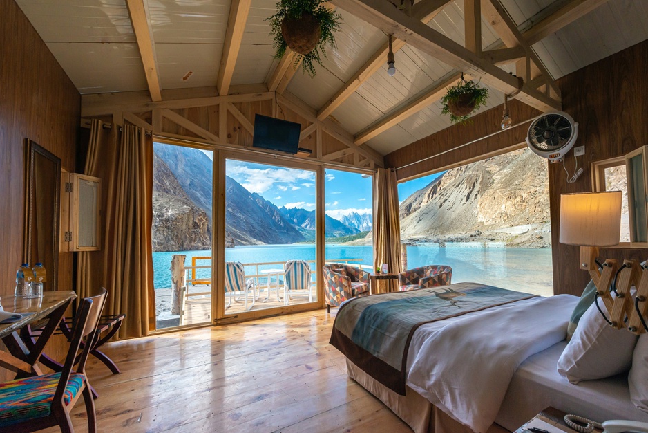 Luxus Hunza Hut Bedroom