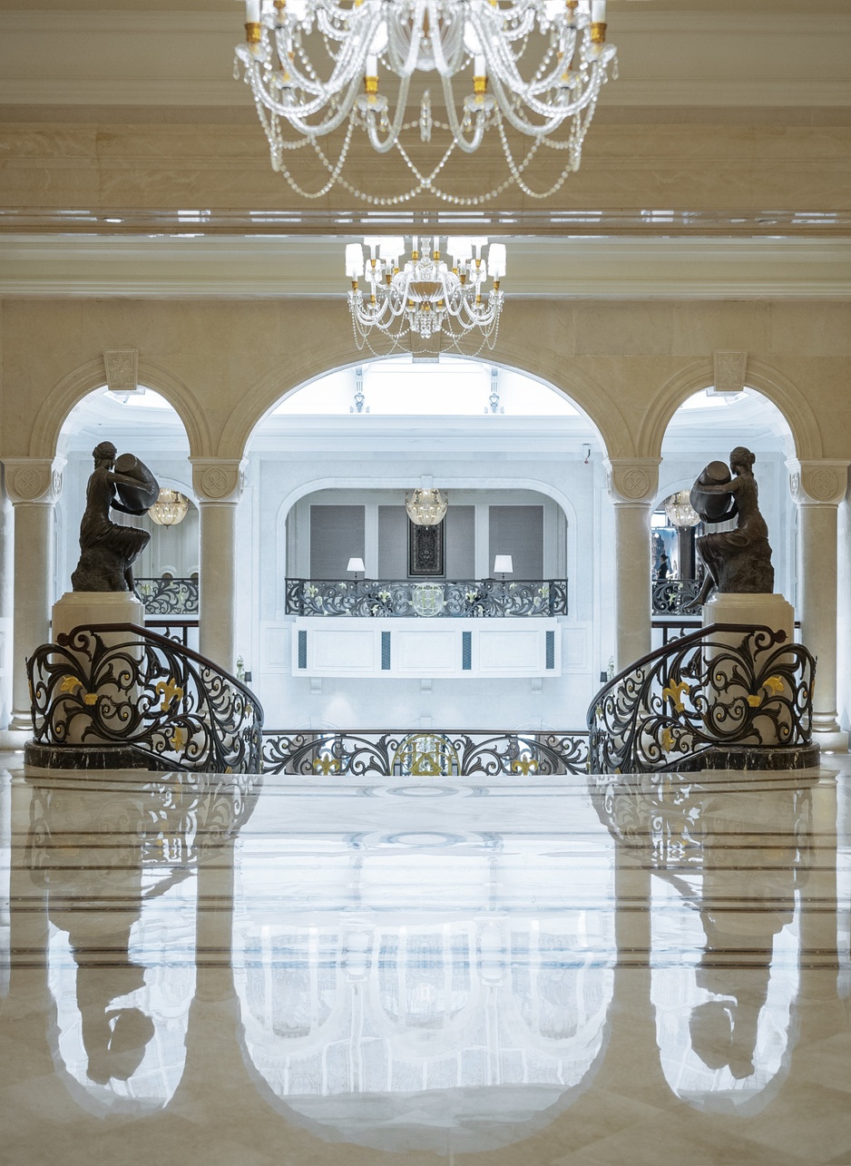 The Castle Hotel marble floor