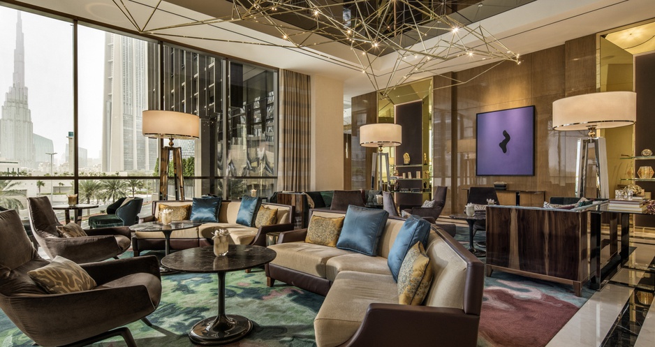 Four Seasons Dubai DIFC lounge