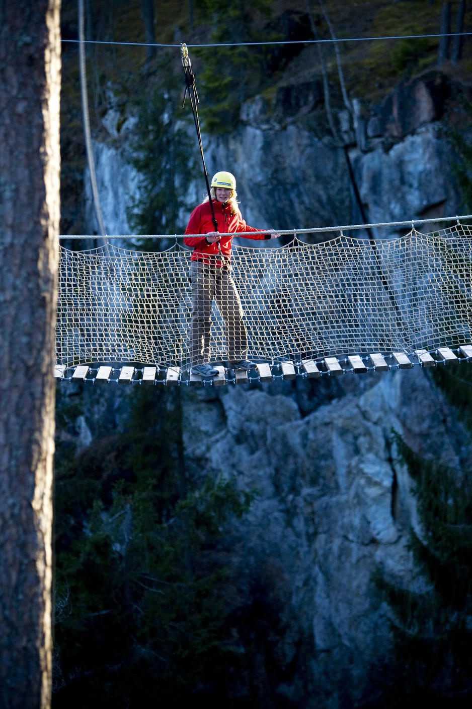 Zip-lining in the nature of Sala