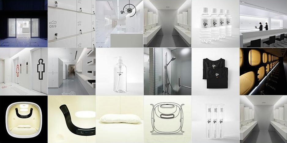 9 Hours Capsule Hotel Branding