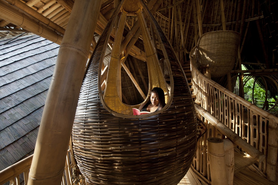 Balinese Bamboo Cocoon Chair