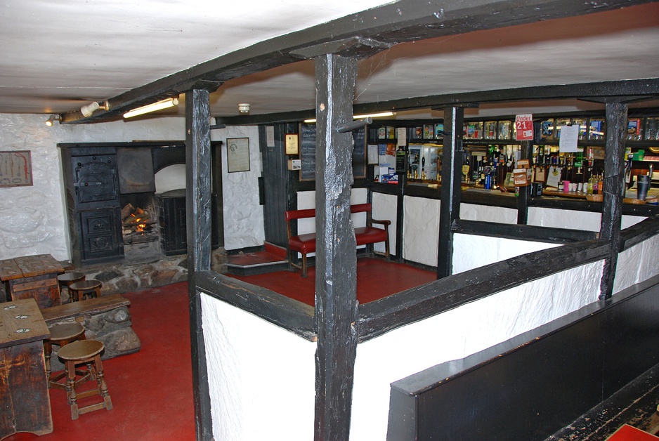 Old Dungeon Ghyll hotel bar