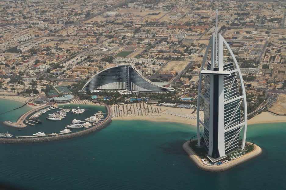 Burj Al Arab Islan Aerial