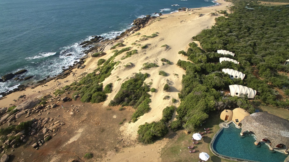 Wild Coast Tented Lodge aerial