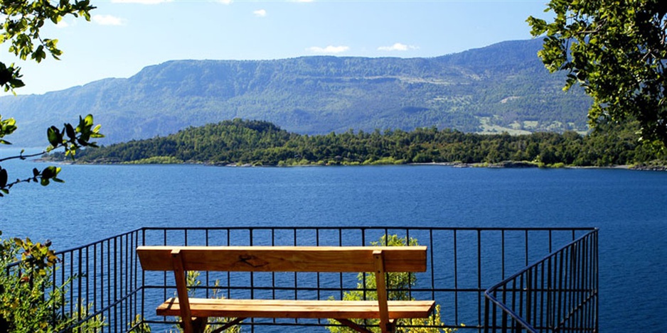 View on the lake in Pucon