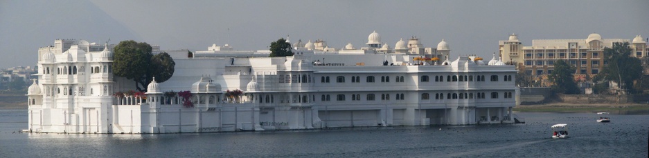 Taj Lake Palace Udaipur on lake Pichola