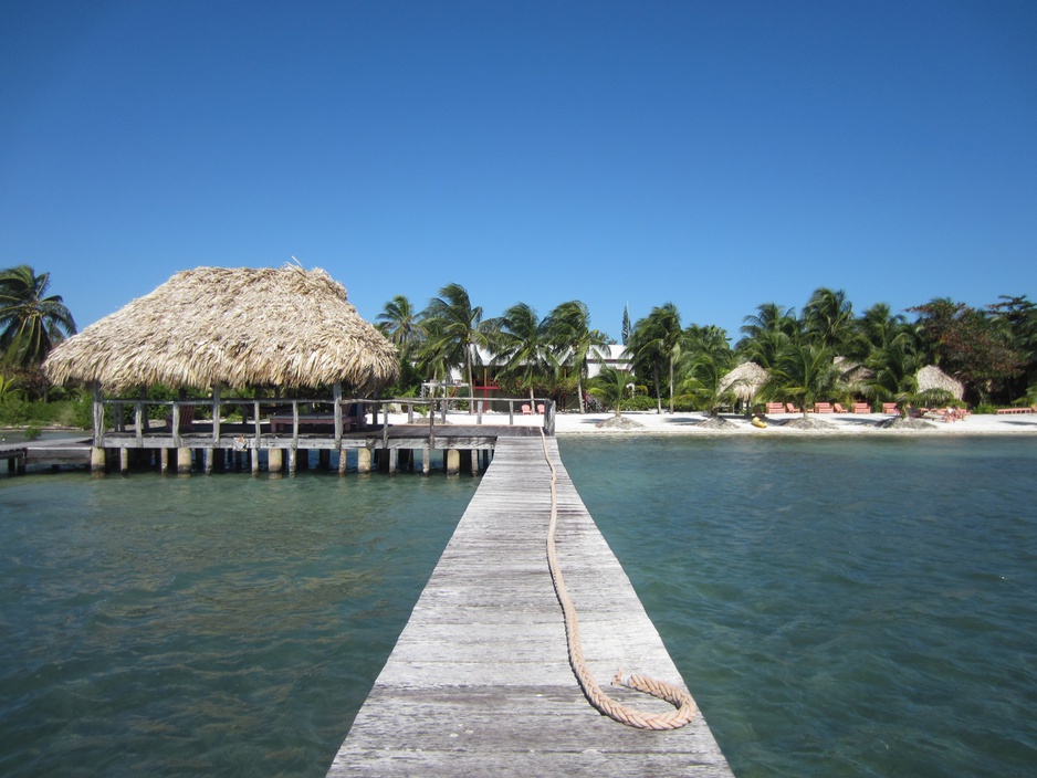 St. George's Caye Resort View from the Ship Dock